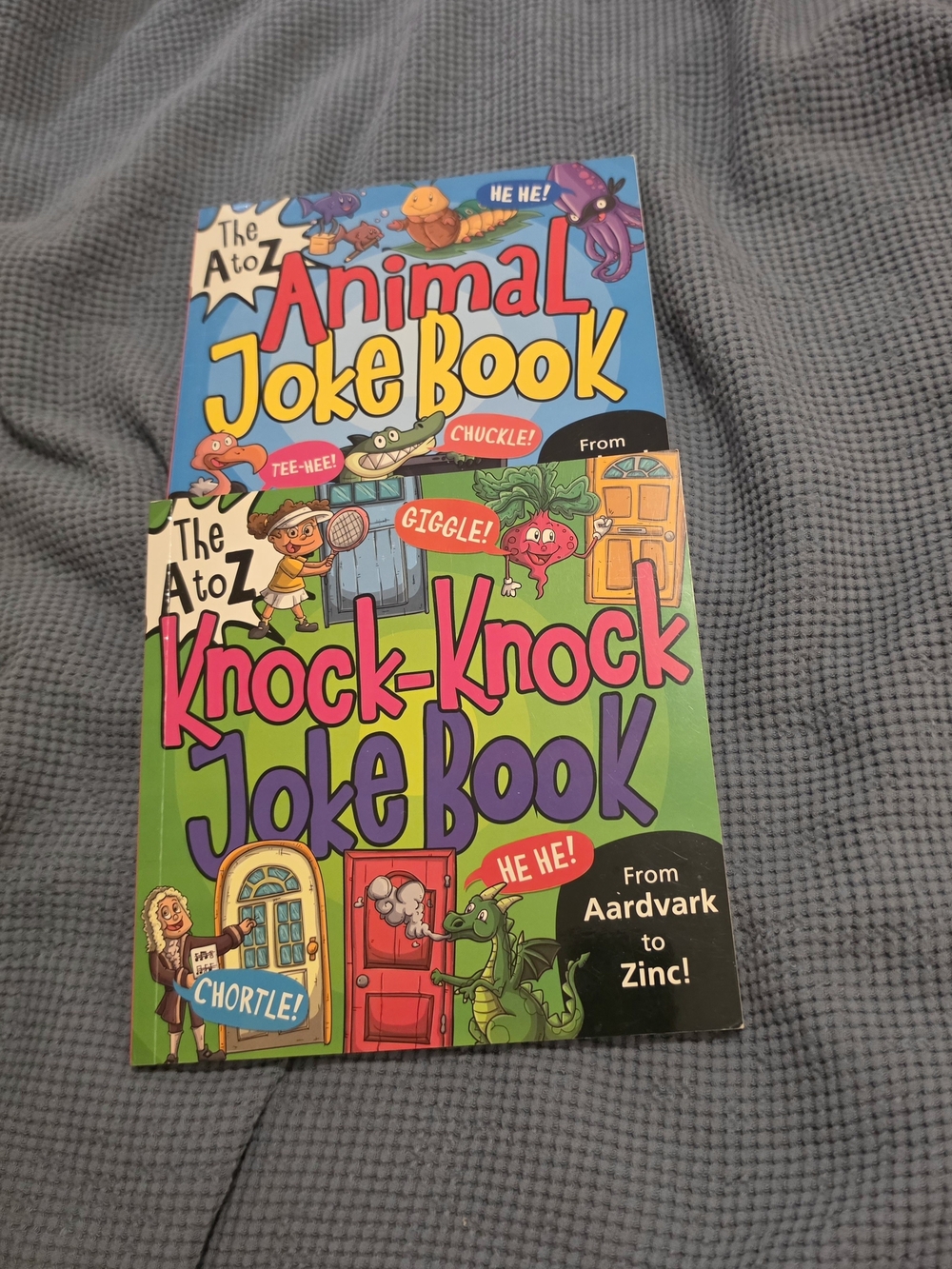 Animal & Knock-Knock Joke Book for Kids - Green Cover